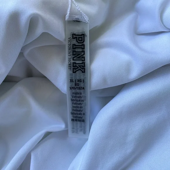 PINK Lime Green and White One-Piece Swimsuit - Picture 7 of 10